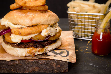 Hamburguesa Onion Beef - Sonora Beef - Grupo Brasa